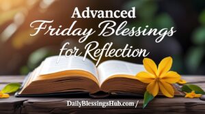Advanced Friday Blessings for Reflection