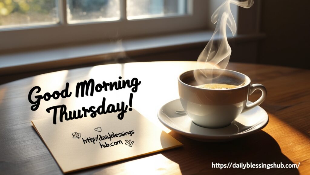 100+ Cute Thursday Blessings to Start Your Day Happy and Beautiful 4 Goog Morning Thursday