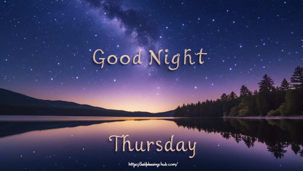 100+ Cute Thursday Blessings to Start Your Day Happy and Beautiful 10 Evening and Night Blessings