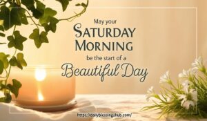 May your Saturday morning be the