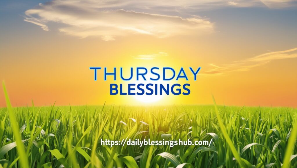 100+ Cute Thursday Blessings to Start Your Day Happy and Beautiful 3 Thursday Blessings