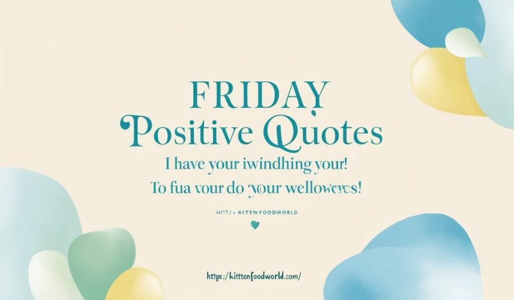 Friday Positive Quotes