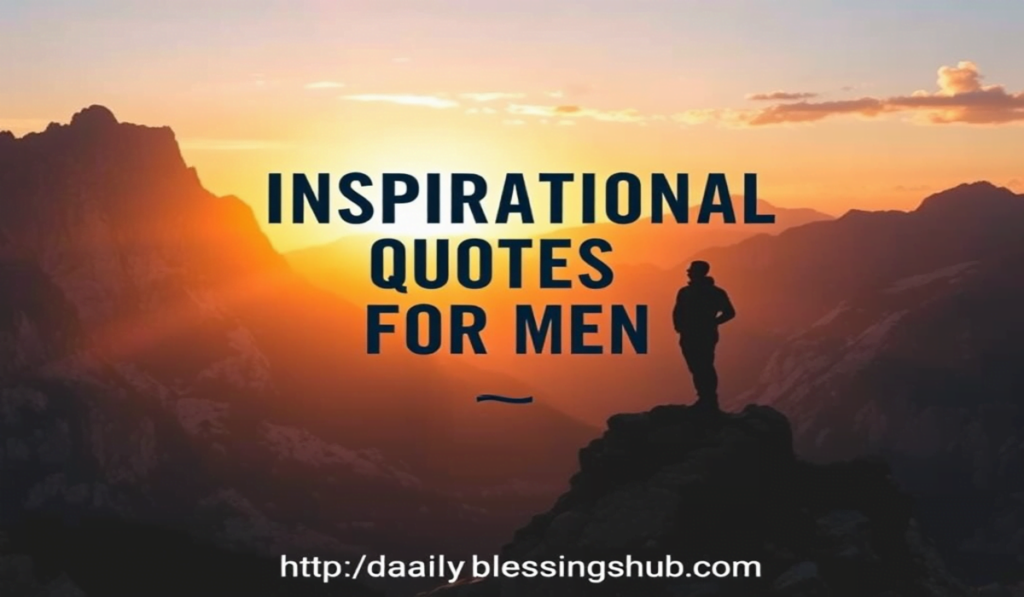 Inspirational Quotes for Men