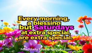 Inspirational Saturday Morning Q