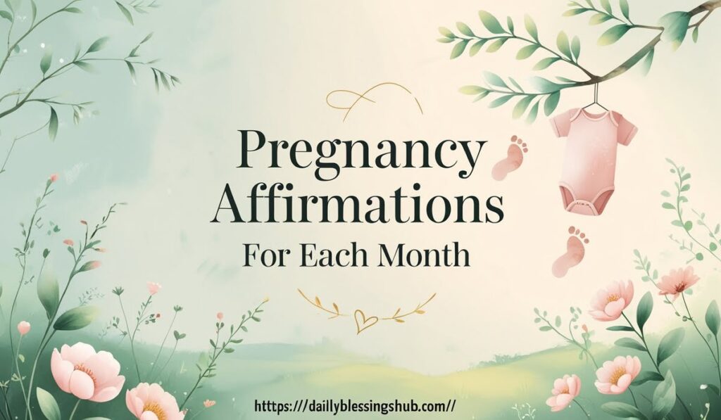 Birth Affirmations: Top 10 Positive Statements to Empower Your Labor and Transform Your Birth Experience 3 Pregnancy Affirmations for Each Month