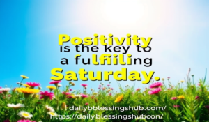 Saturday Positive Quotes 1
