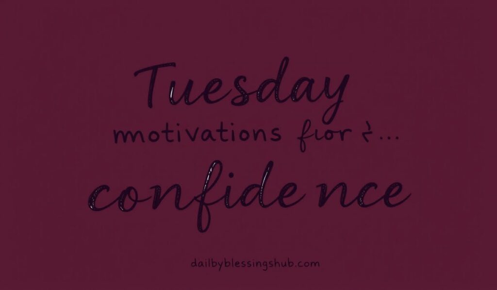 Tuesday Motivation Quotes for Confidence