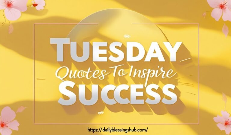 115 Tuesday Inspirational Quotes: Start Your Day with Positivity and ...