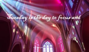 Tuesday is the day to focus and