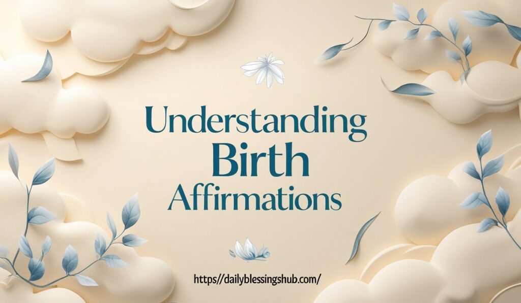 Birth Affirmations: Top 10 Positive Statements to Empower Your Labor and Transform Your Birth Experience 4 Understanding Birth Affirmations