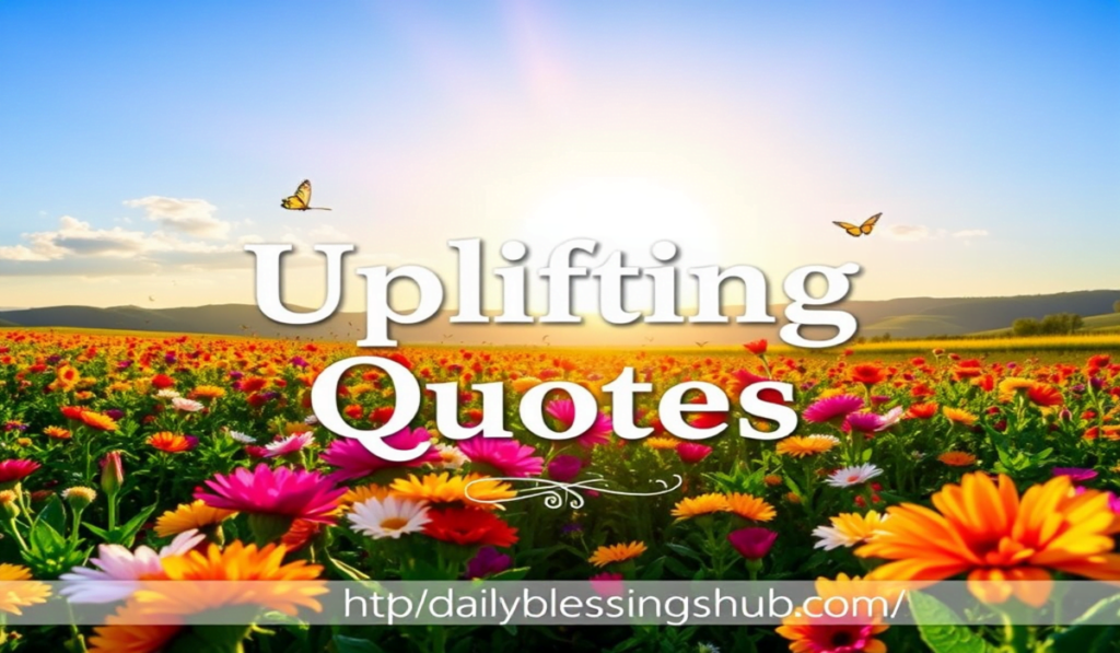 Uplifting Quotes