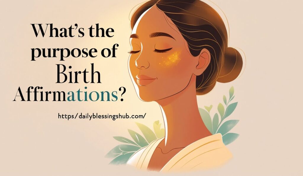 Birth Affirmations: Top 10 Positive Statements to Empower Your Labor and Transform Your Birth Experience 7 What’s the Purpose of Birth Affirmations