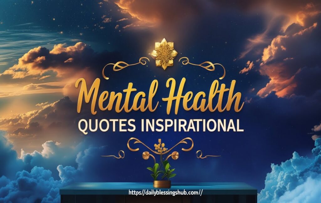 Mental Health Quotes Inspirational