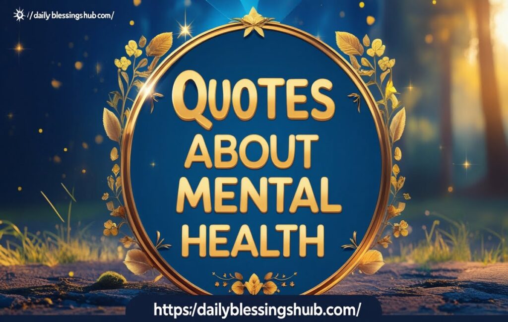 Quotes About Mental Health