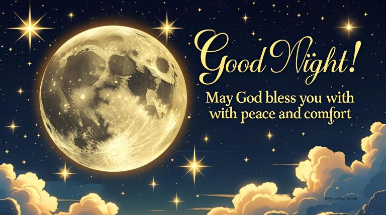 100+ Heartfelt Good Night Blessings for Peaceful Sleep & Sweet Dreams 6 good night blessings
