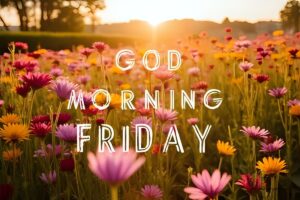 good morning happy friday