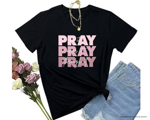 blessed shirt LOOKFACE Women Short Sleeve Graphic Tees Cute Cotton T Shirts