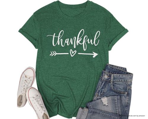 blessed shirt NIUBIA Women's T Shirts Summer Tops Simple Heart Graphic Shirts Sayings Short Sleeve Vacation Casual Blouse Thankful Tee